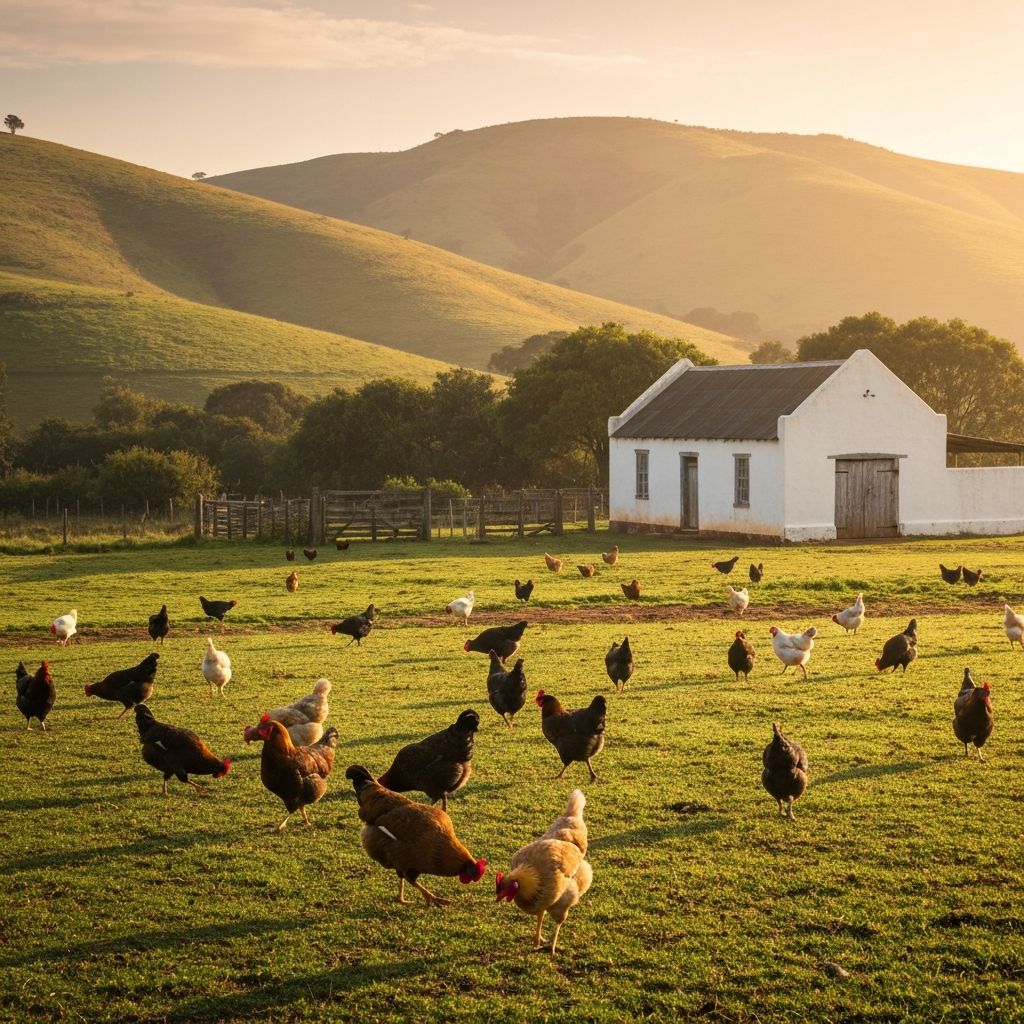 South African farm landscape
